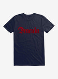 Universal Monsters Dracula Logo Script T-Shirt | Trending Graphic Tee For Fans