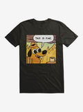 This Is Fine Panel Meme T-Shirt | Trending Graphic Tee For Fans