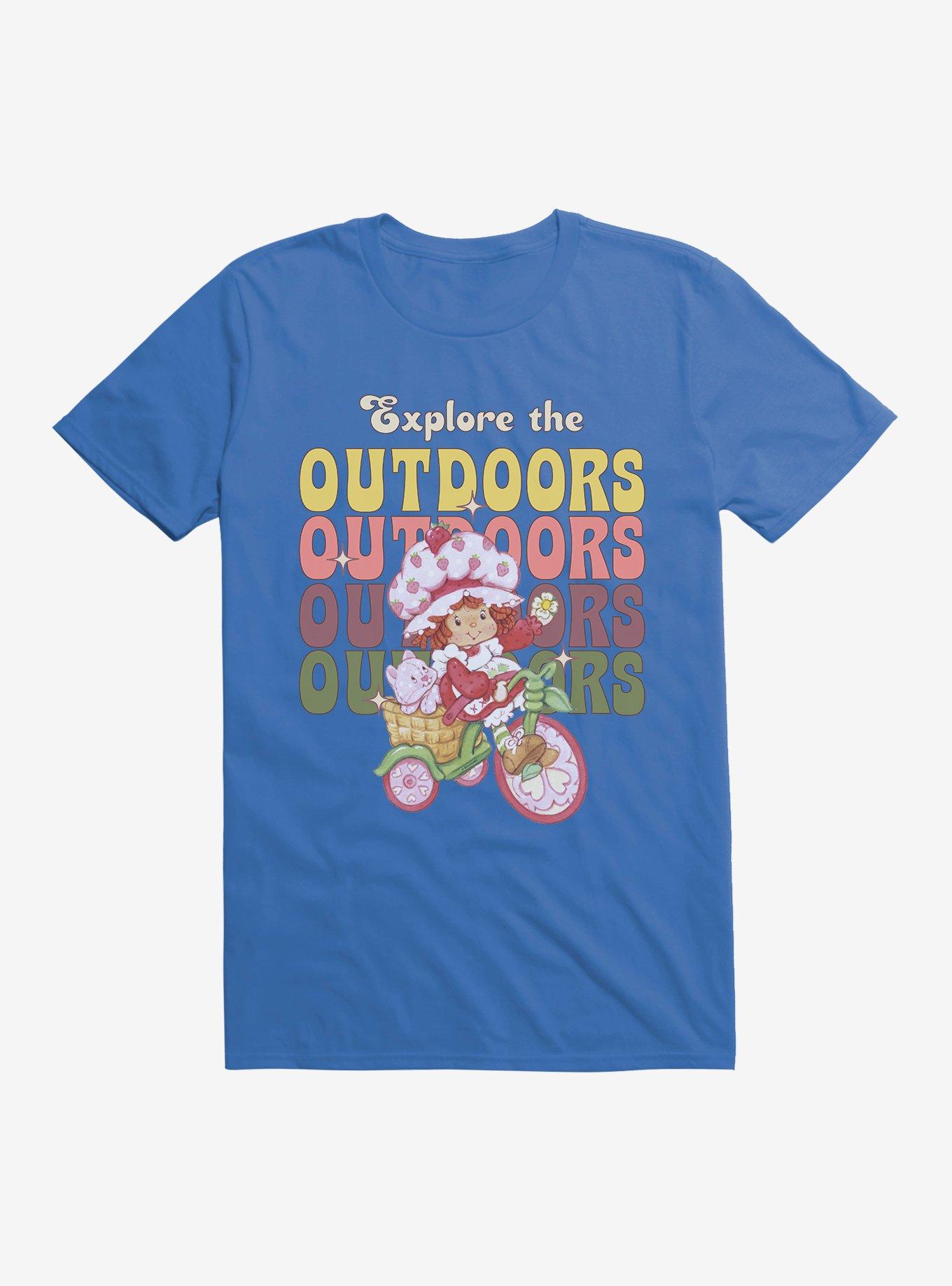 Strawberry Shortcake Explore The Outdoors T-Shirt | Trending Graphic Tee For Fans