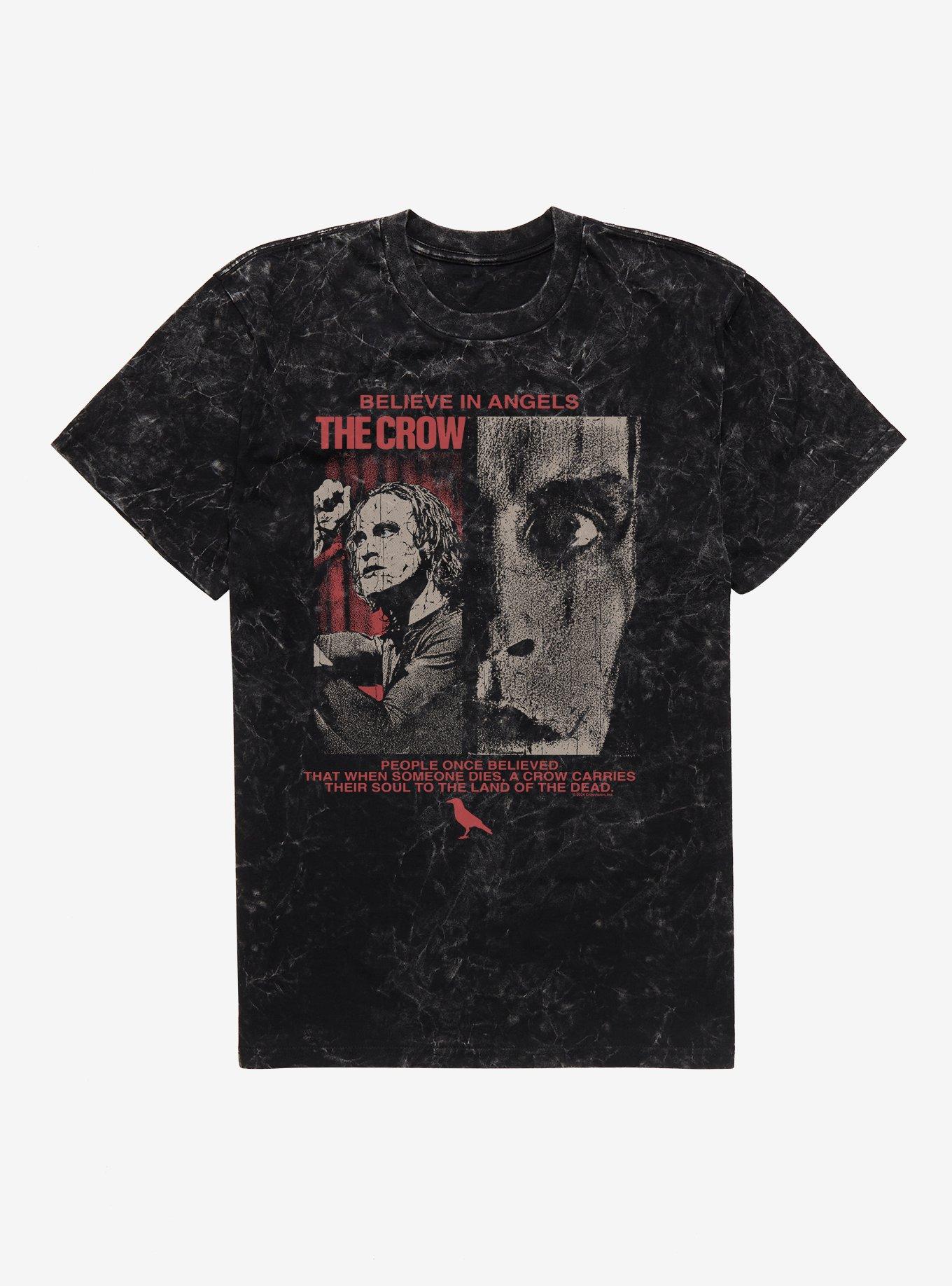 The Crow To The Land Of The Dead Mineral Wash T-Shirt | Trending Graphic Tee For Fans