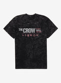 The Crow Icons Mineral Wash T-Shirt | Trending Graphic Tee For Fans