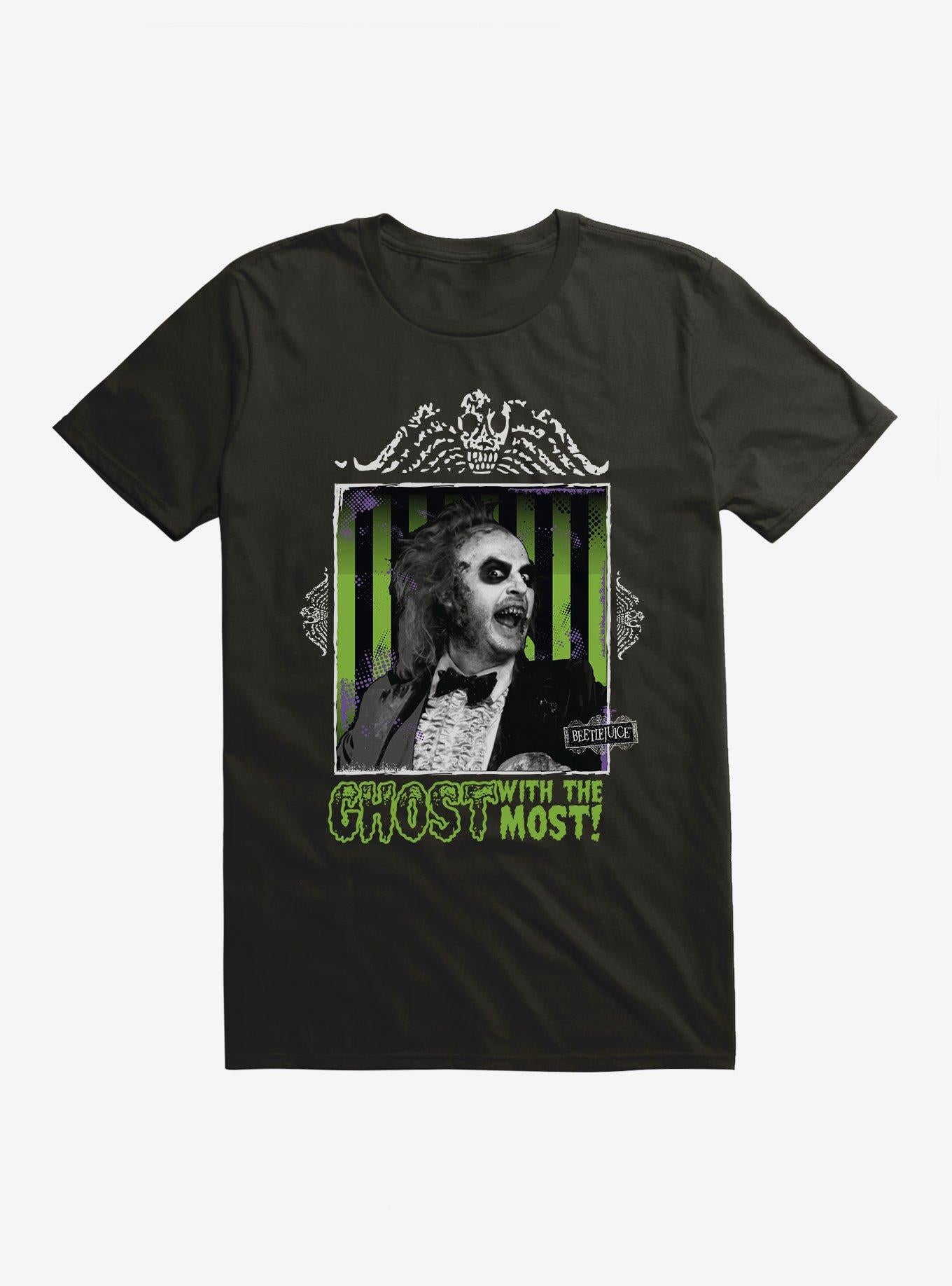 Beetlejuice Ghost Square T-Shirt | Trending Graphic Tee For Fans