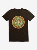 Teenage Mutant Ninja Turtles Group On Pizza Slices T-Shirt | Trending Graphic Tee For Fans
