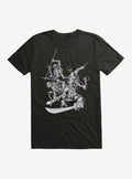 Teenage Mutant Ninja Turtles Black and White Group T-Shirt | Trending Graphic Tee For Fans