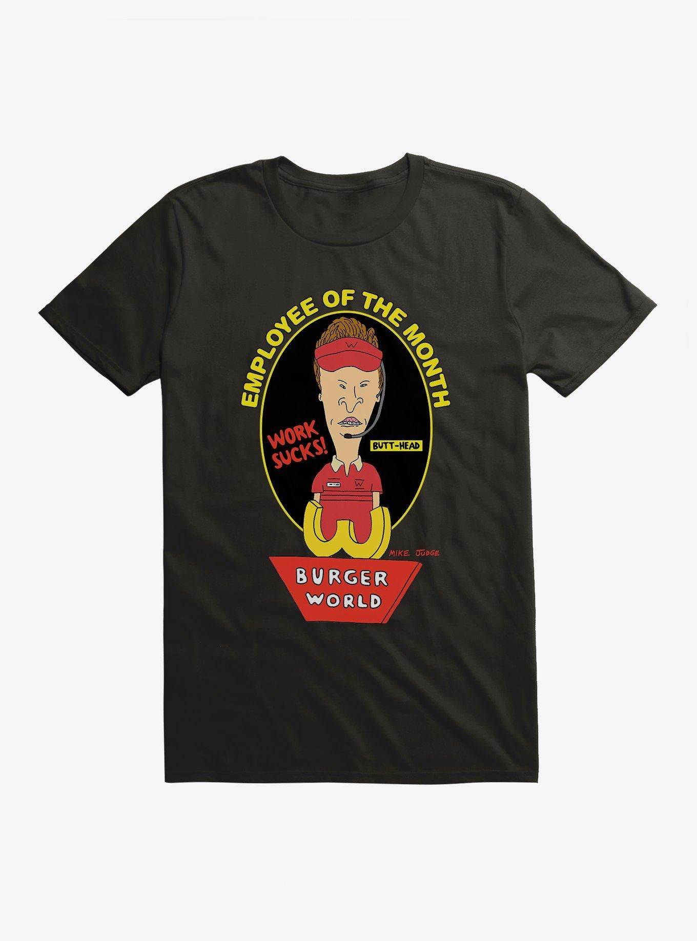 Beavis And Butthead Burger World T-Shirt | Trending Graphic Tee For Fans