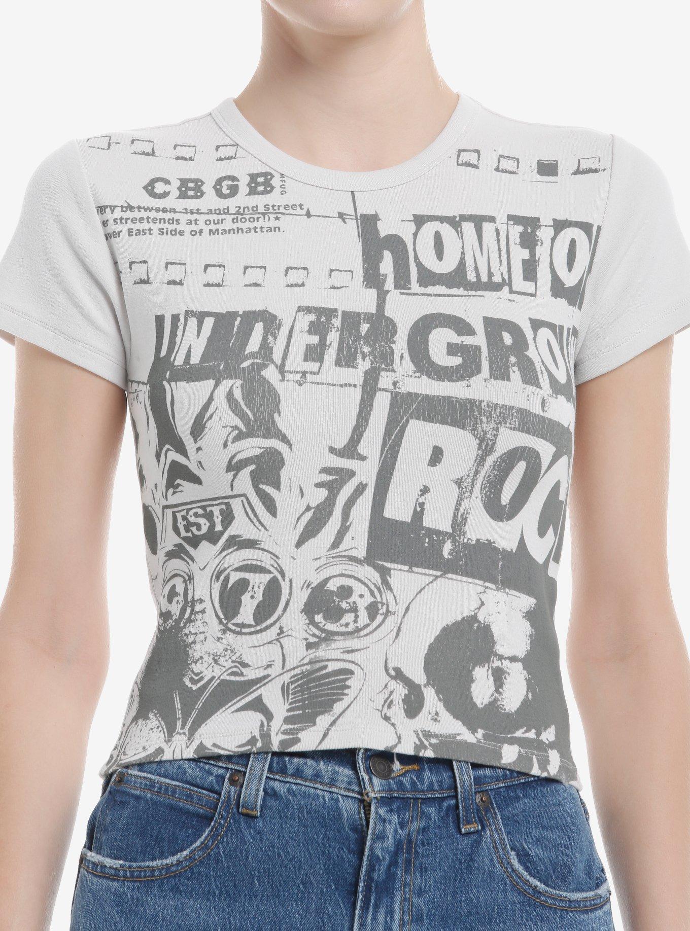 CBGB Home Of Underground Rock Girls Baby T-Shirt | Trending Graphic Tee For Fans