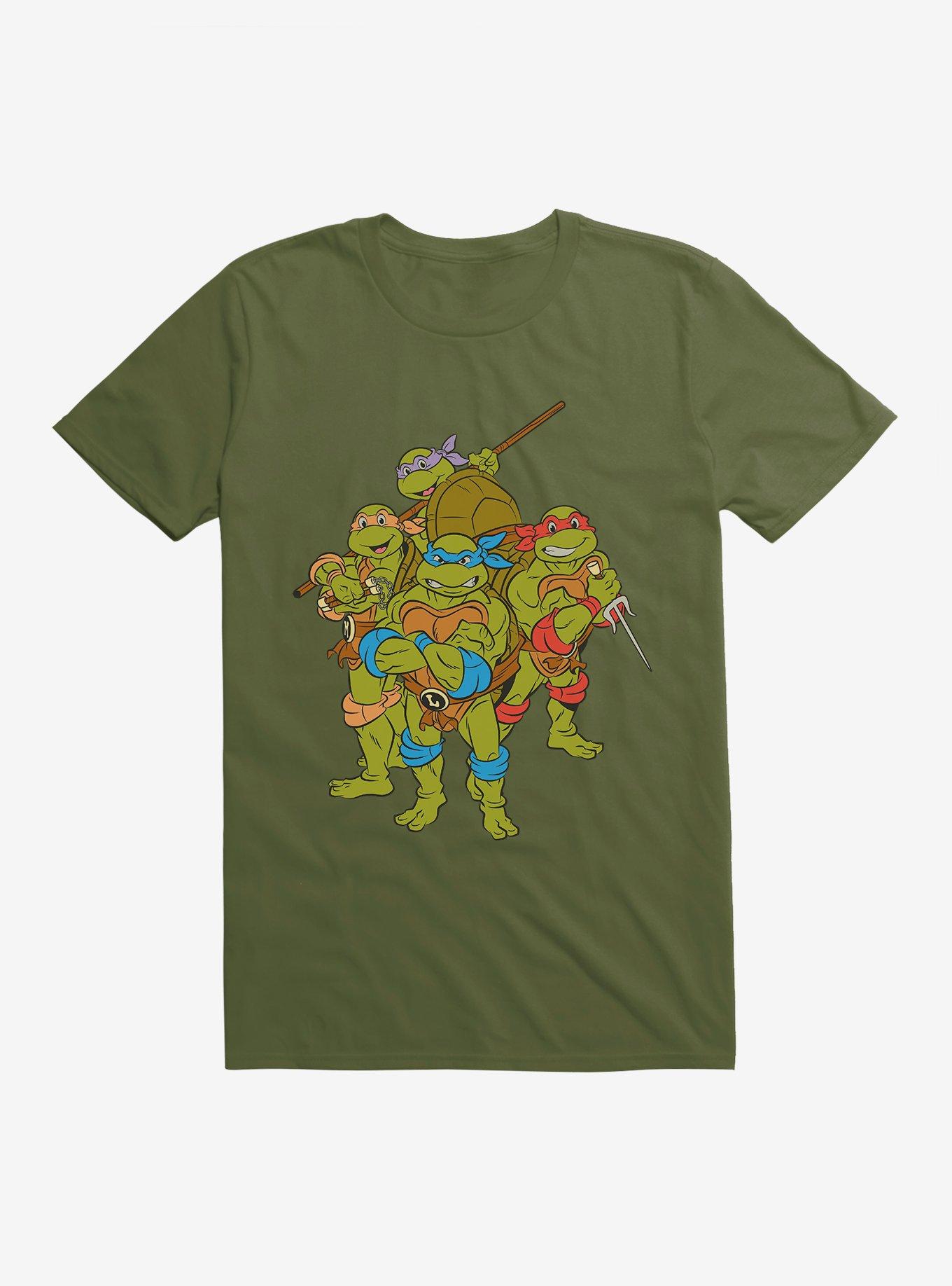 Teenage Mutant Ninja Turtles Group Pose T-Shirt | Trending Graphic Tee For Fans