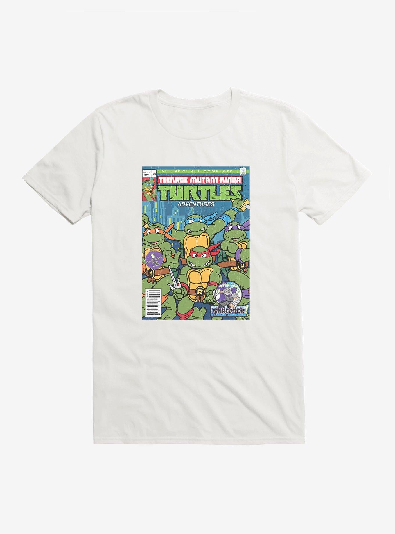 Teenage Mutant Ninja Turtles Adventures Comic Book Group Cover T-Shirt | Trending Graphic Tee For Fans