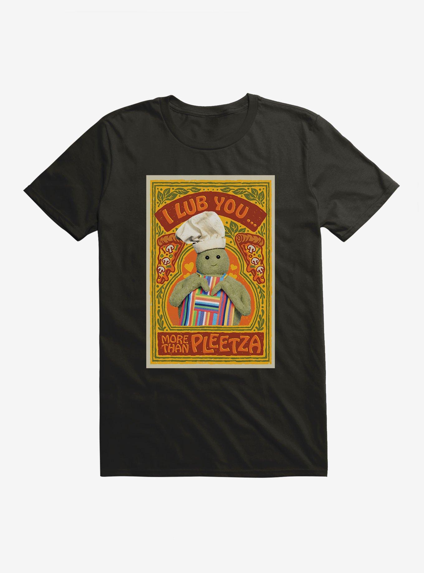 The Tiny Chef Show Lub You More Than Pleetza T-Shirt | Trending Graphic Tee For Fans