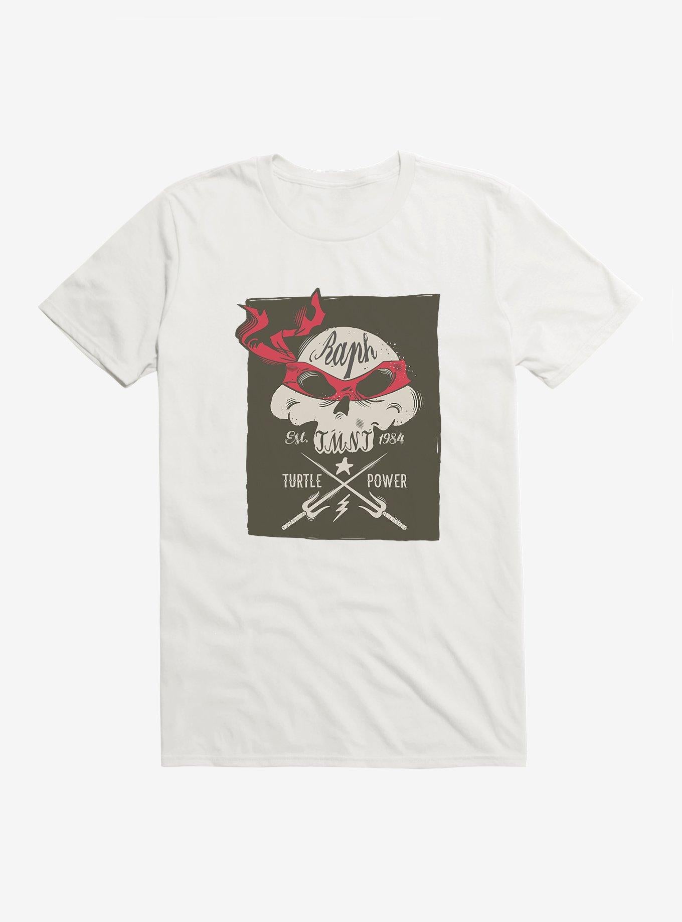 Teenage Mutant Ninja Turtles Raphael Bandana Skull And Weapons T-Shirt | Trending Graphic Tee For Fans