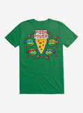 Teenage Mutant Ninja Turtles Pixel Art Pizza Power T-Shirt | Trending Graphic Tee For Fans