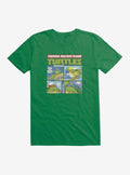Teenage Mutant Ninja Turtles Comic Strip Group Catchphrases T-Shirt | Trending Graphic Tee For Fans