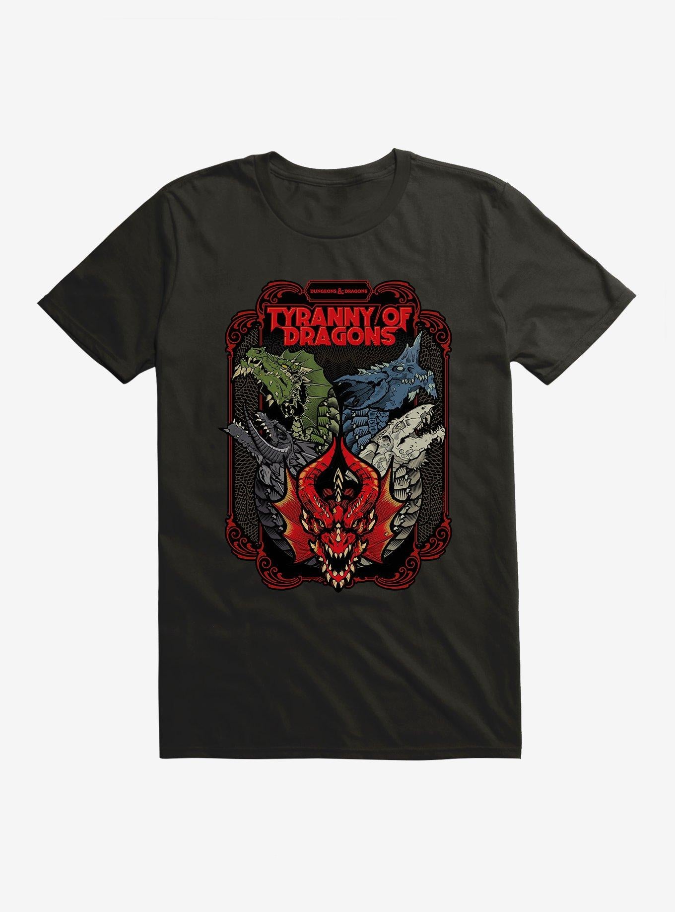 Dungeons & Dragons Tyranny Of Dragons T-Shirt | Trending Graphic Tee For Fans