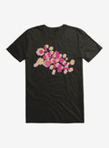 Adventure Time Silhouette Flowers T-Shirt | Trending Graphic Tee For Fans