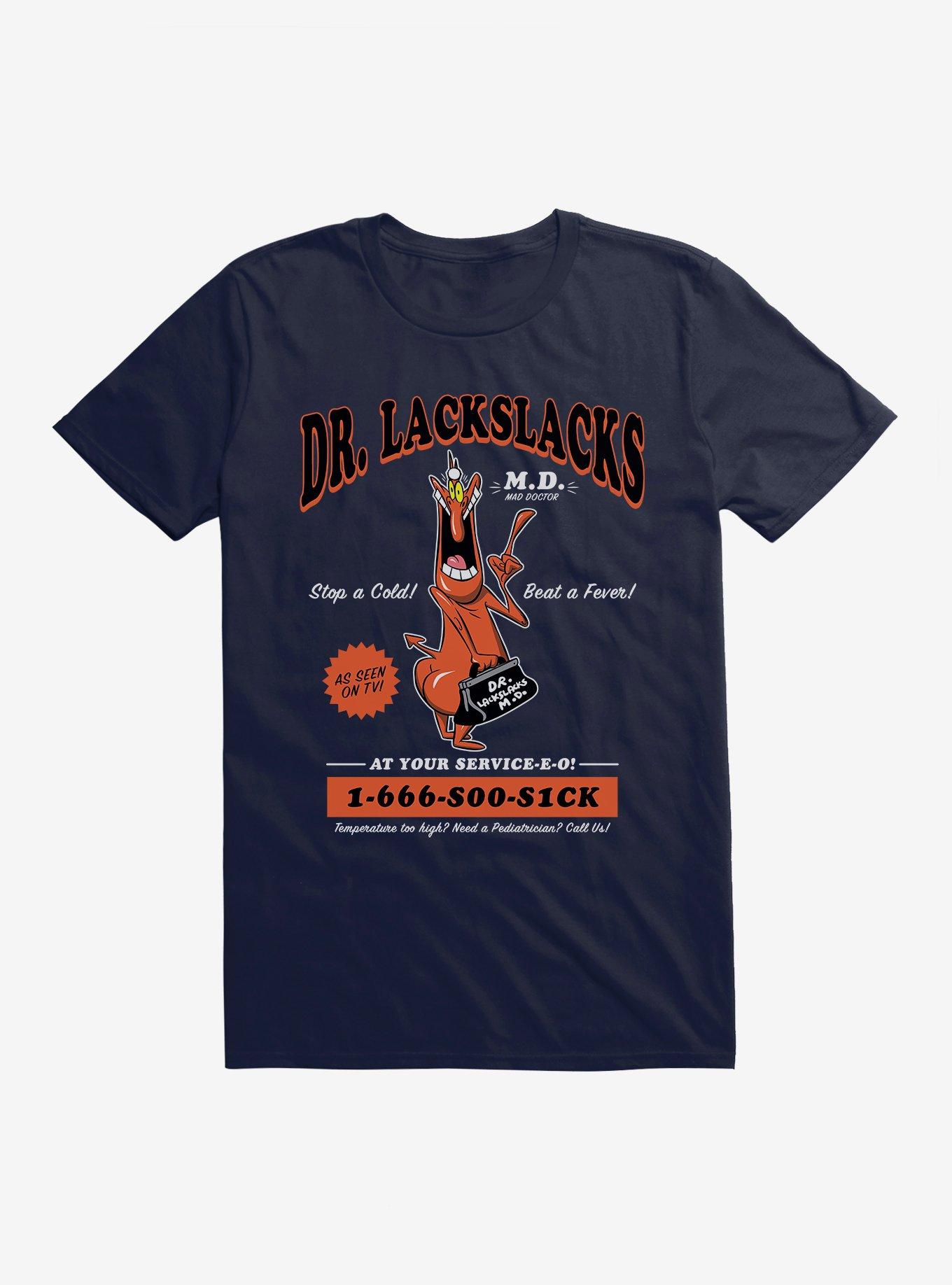 Cow And Chicken Dr. Lackslacks T-Shirt | Trending Graphic Tee For Fans