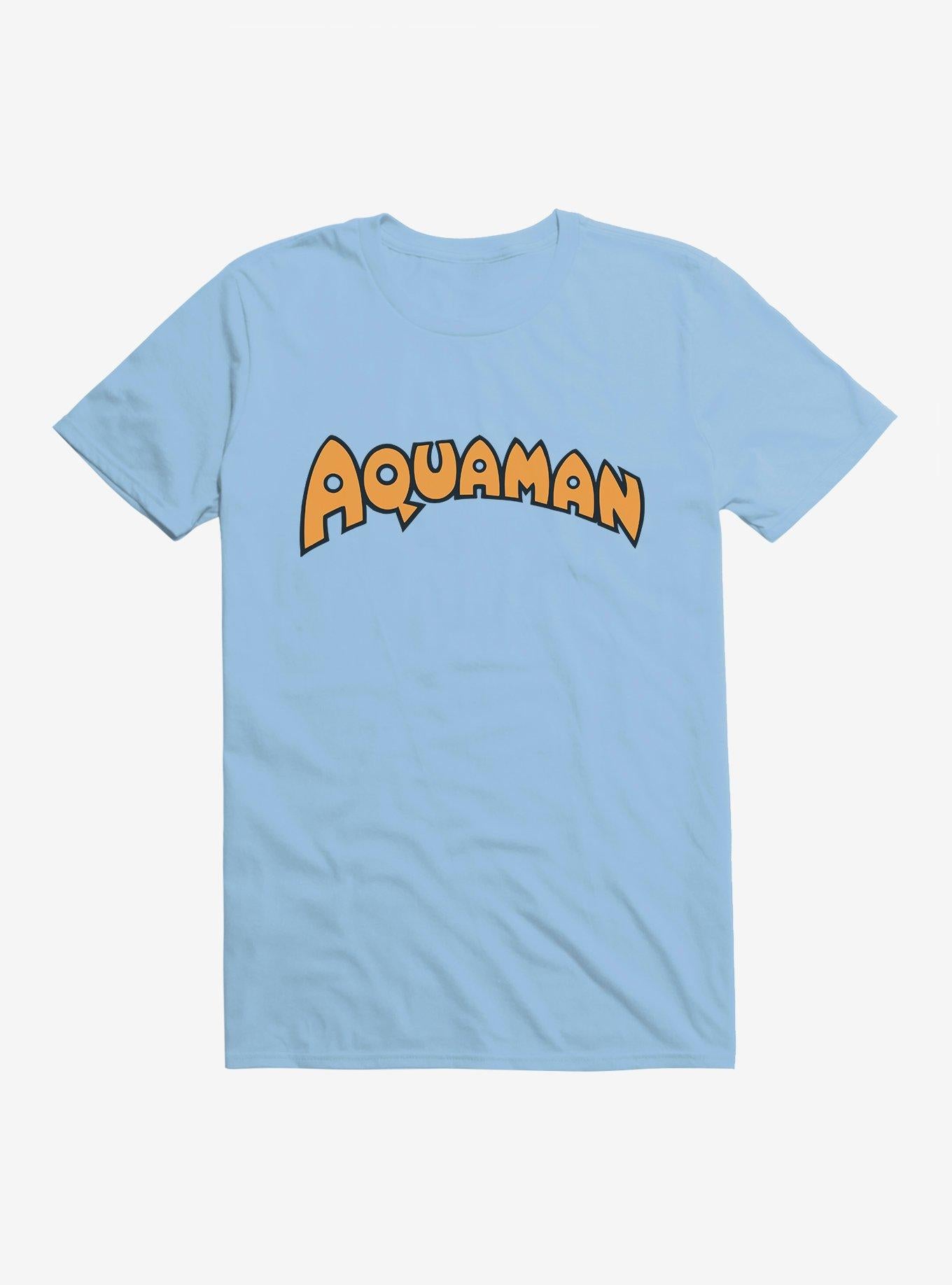 DC Comics Aquaman Vintage Silver Age Logo T-Shirt | Trending Graphic Tee For Fans