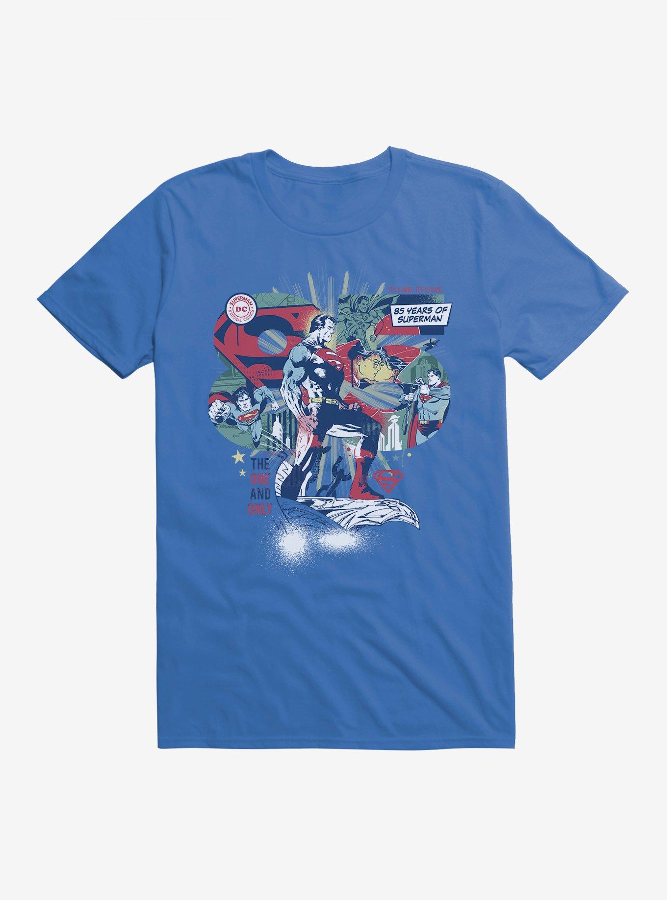 DC Comics Superman 85 Years One And Only T-Shirt | Trending Graphic Tee For Fans