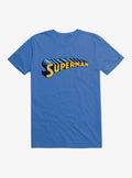 DC Comics Superman Blue 3D Logo T-Shirt | Trending Graphic Tee For Fans