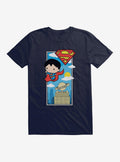 DC Comics Superman Chibi Daily Planet T-Shirt | Trending Graphic Tee For Fans