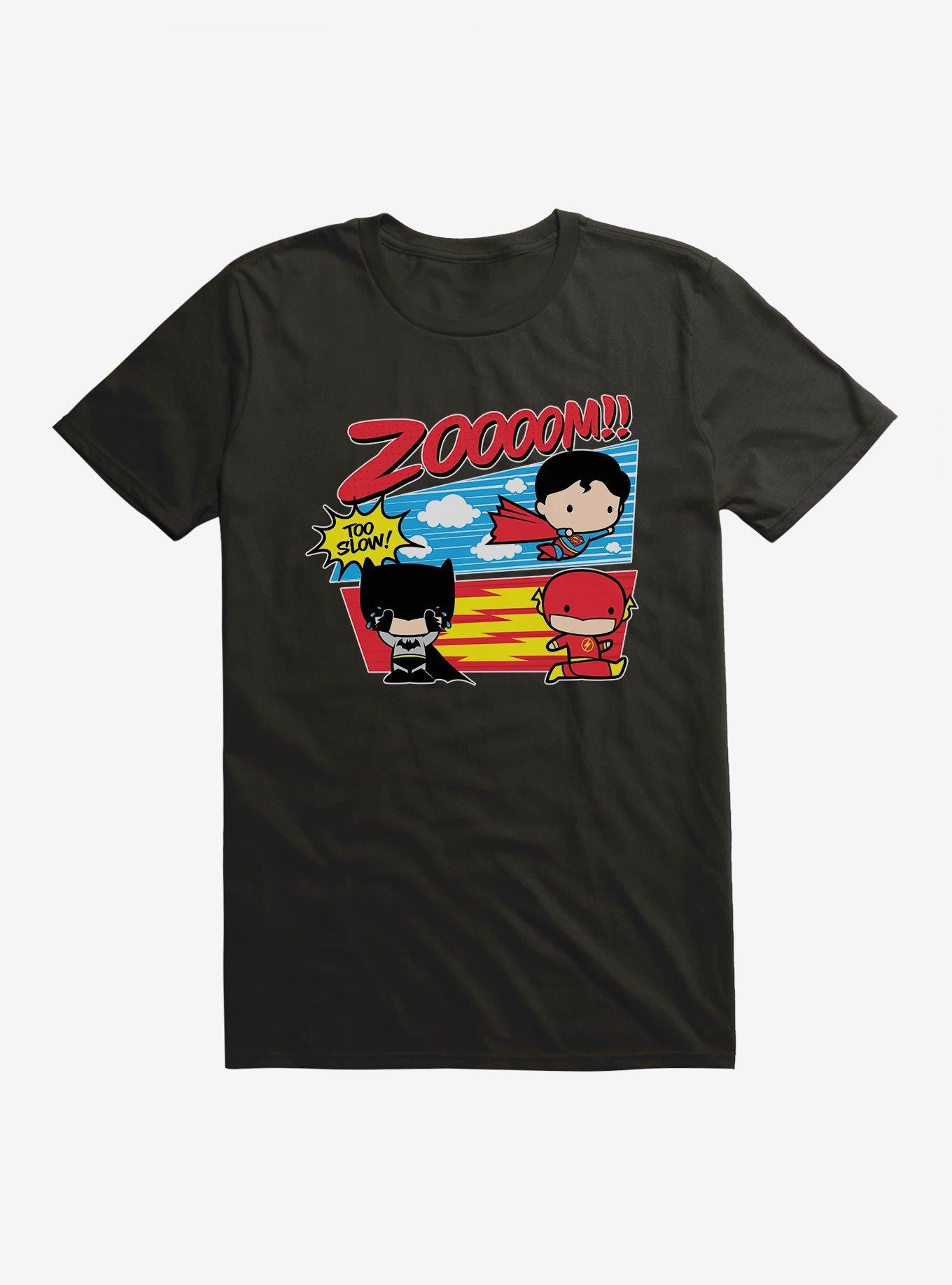DC Comics Superman Vs The Flash Chibi T-Shirt | Trending Graphic Tee For Fans