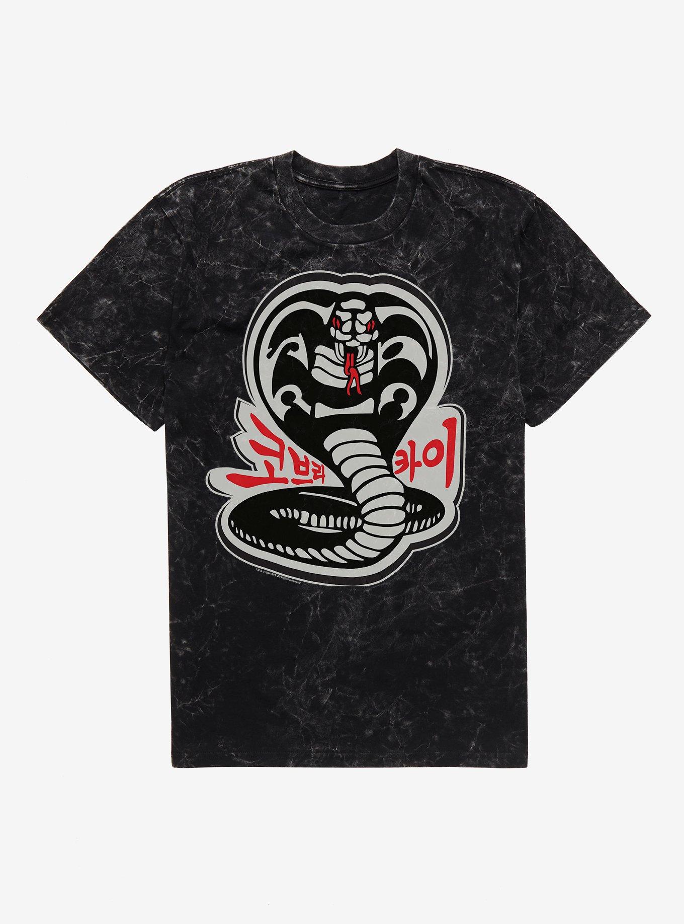 Cobra Kai South Korea Logo Mineral Wash T-Shirt | Trending Graphic Tee For Fans