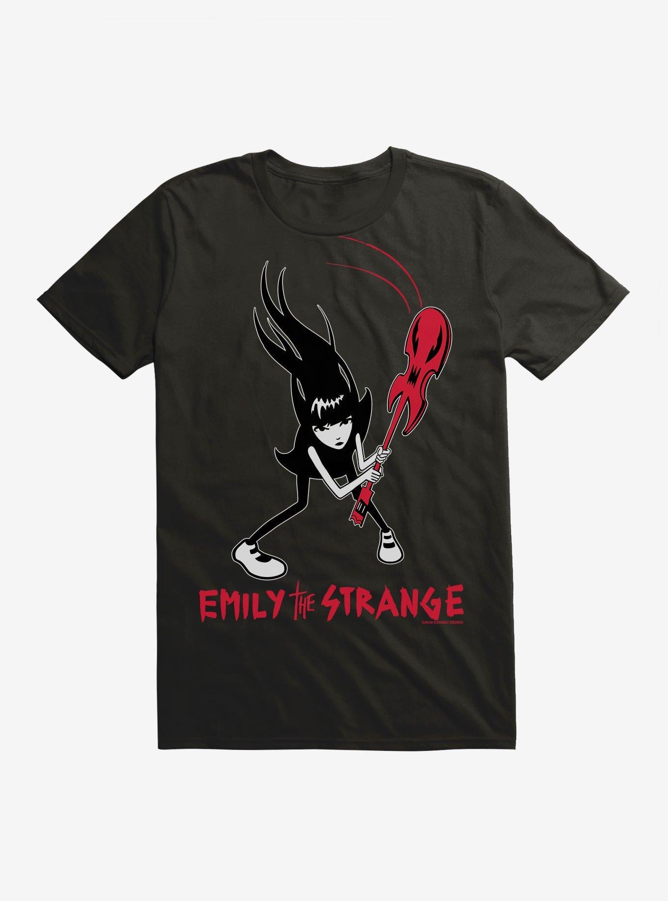 Emily The Strange Guitar Slam Black T-Shirt | Trending Graphic Tee For Fans