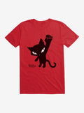 Emily The Strange Sabbath Power To The Cat T-Shirt | Trending Graphic Tee For Fans