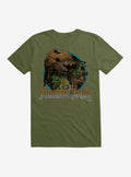 Jurassic Park Vintage Pack Circle Black T-Shirt | Trending Graphic Tee For Fans
