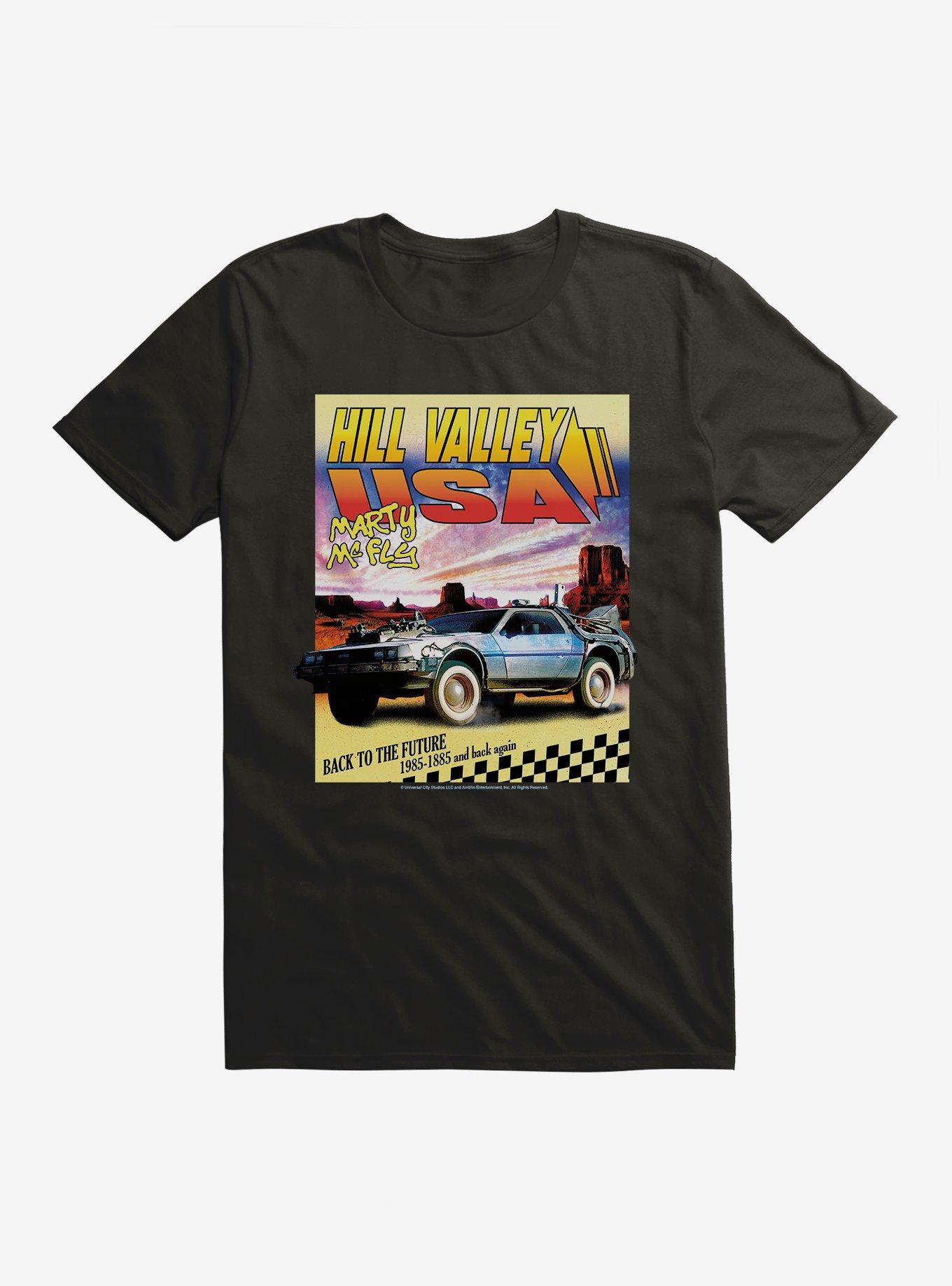 Back To The Future Hill Valley USA T-Shirt | Trending Graphic Tee For Fans