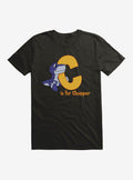 The Land Before Time C Is For Chomper Alphabet T-Shirt | Trending Graphic Tee For Fans