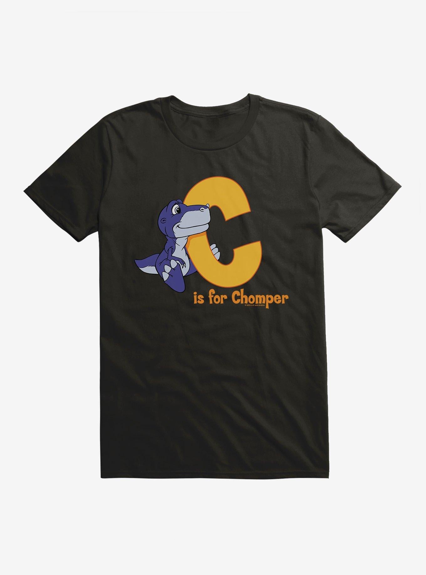 The Land Before Time C Is For Chomper Alphabet T-Shirt | Trending Graphic Tee For Fans