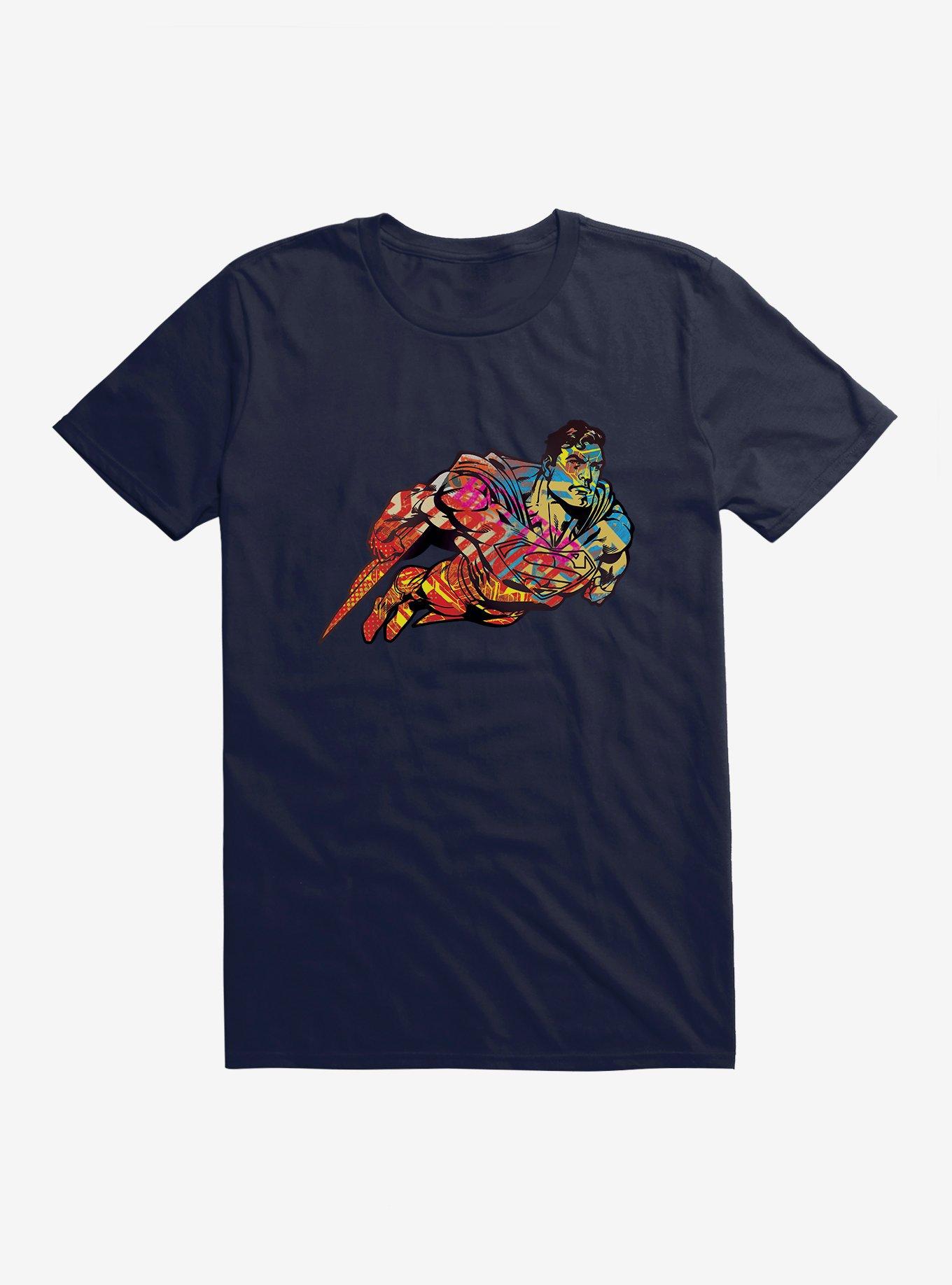 DC Comics Superman Tie Dye Flight T-Shirt | Trending Graphic Tee For Fans