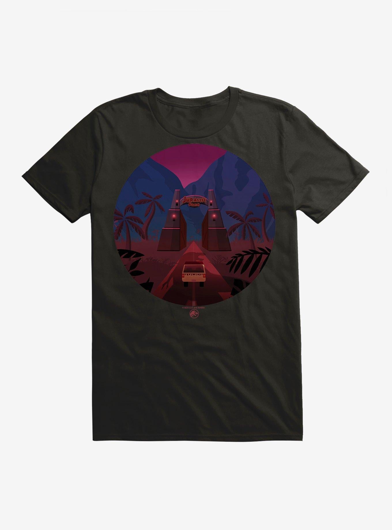 Jurassic Park Jurassic And Classic Navy Blue T-Shirt | Trending Graphic Tee For Fans