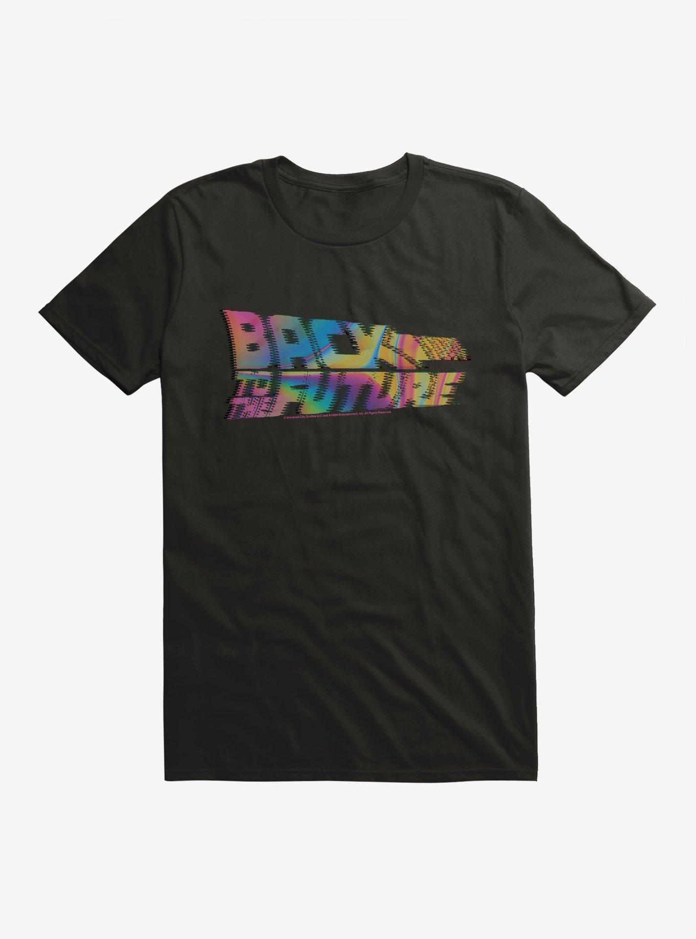Back To The Future Neon Classic Script T-Shirt | Trending Graphic Tee For Fans