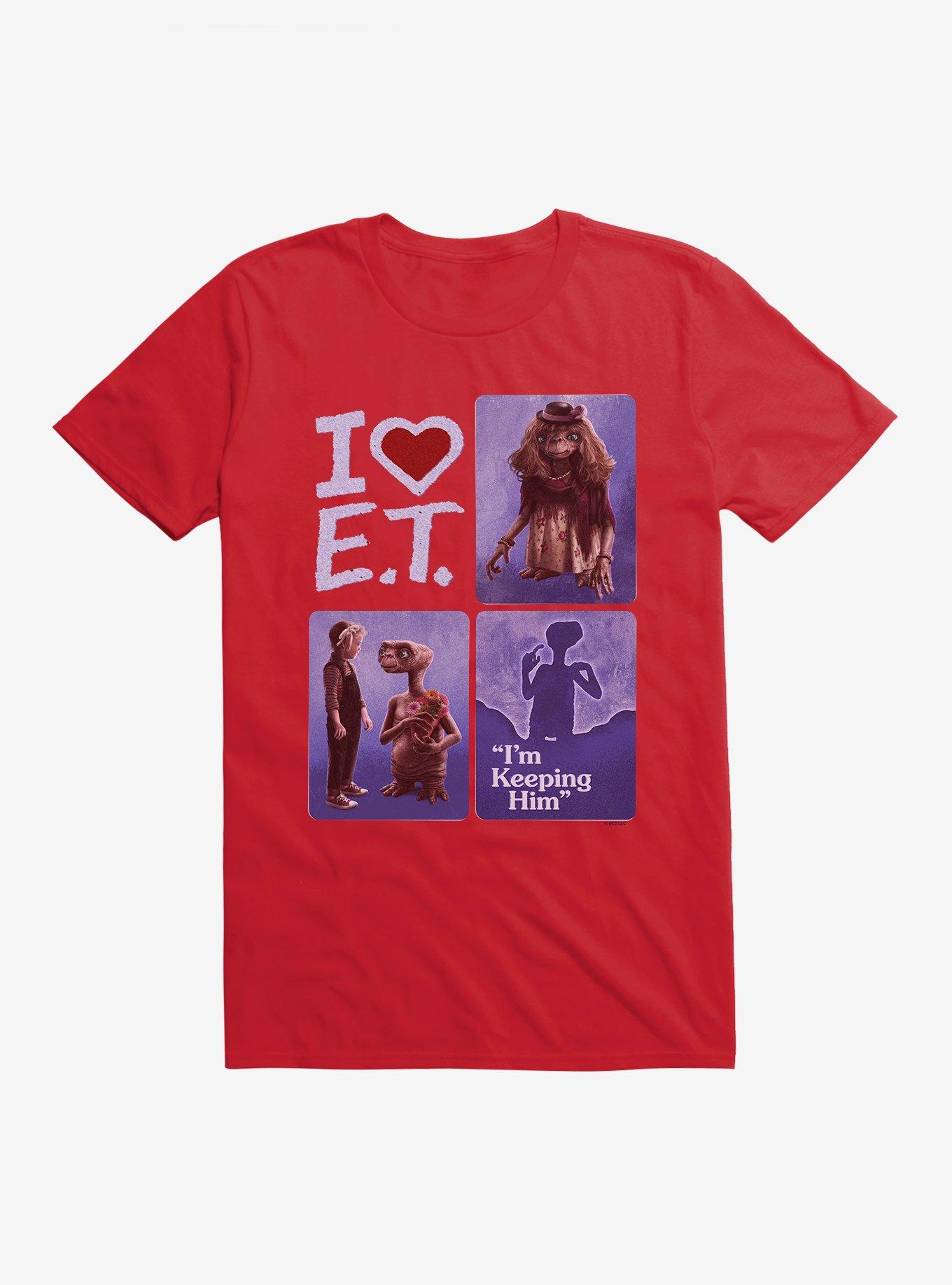 E.T. 40th Anniversary I Heart E.T. T-Shirt | Trending Graphic Tee For Fans