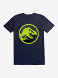 Jurassic World Green Neon Logo T-Shirt | Trending Graphic Tee For Fans