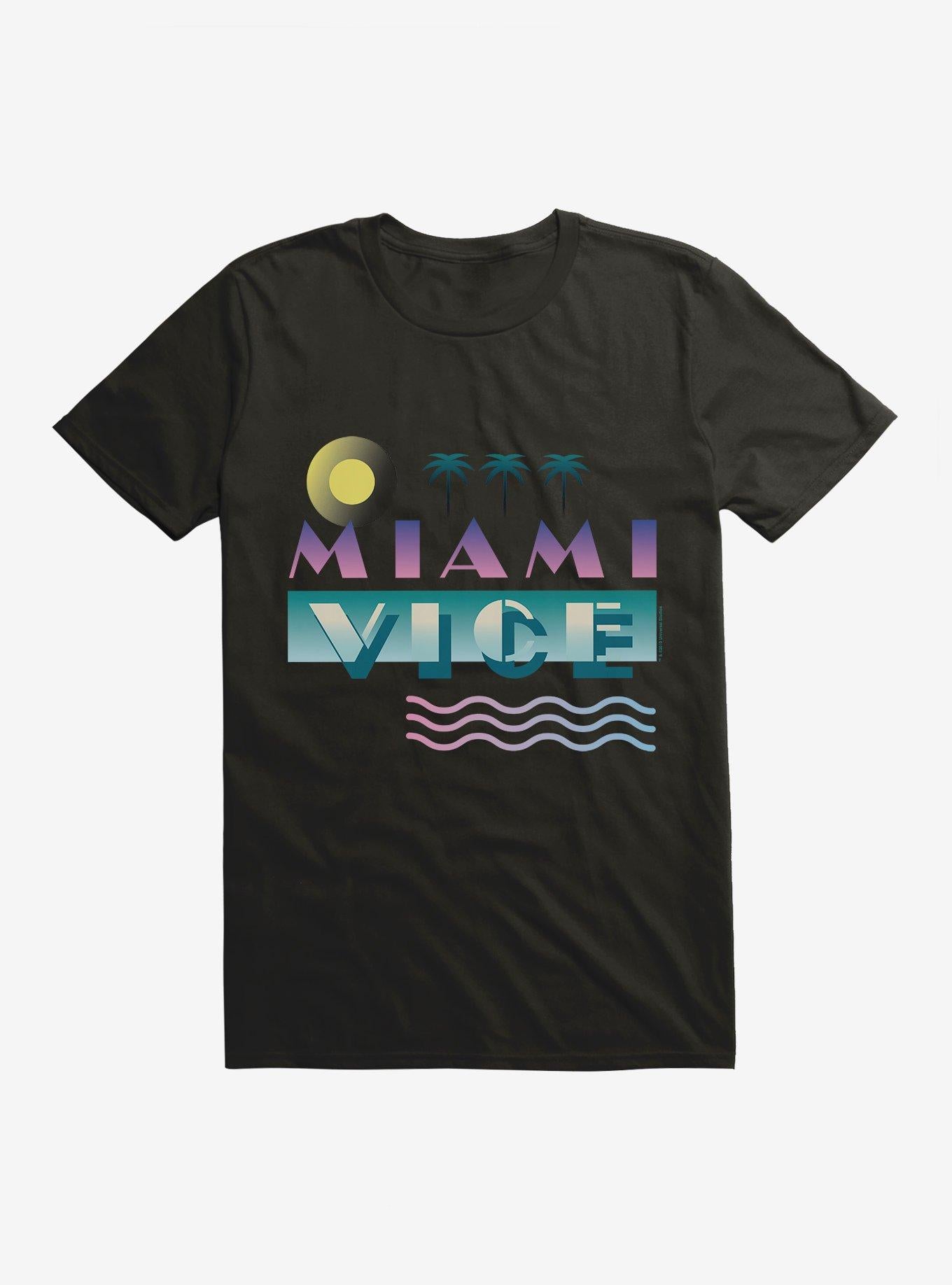 Miami Vice Bold Beach Script T-Shirt | Trending Graphic Tee For Fans