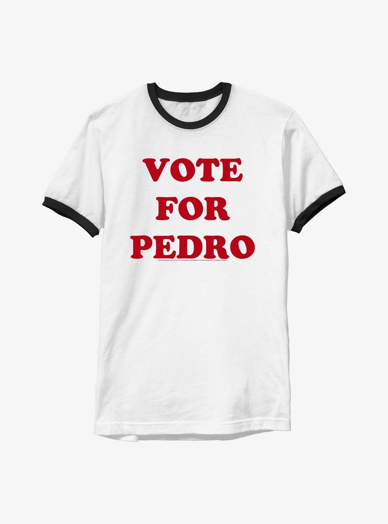 Napoleon Dynamite Vote Pedro Ringer T-Shirt | Trending Graphic Tee For Fans