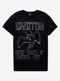 Led Zeppelin 1977 T-Shirt | Trending Graphic Tee For Fans