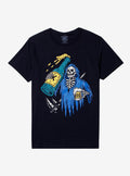 Skeleton Reaper Cheers By Call Your Mother T-Shirt | Trending Graphic Tee For Fans