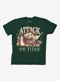 Attack On Titan Trio Boyfriend Fit Girls T-Shirt | Trending Graphic Tee For Fans