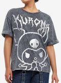 Kuromi Jumbo Foil Graphic Two-Sided Girls T-Shirt | Trending Graphic Tee For Fans