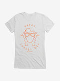Friends Happy Turkey Day Icon Girls T-Shirt | Trending Graphic Tee For Fans