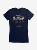 Friends Life Is Better Girls T-Shirt | Trending Graphic Tee For Fans