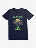Rick And Morty The Space Cruiser Neon T-Shirt | Trending Graphic Tee For Fans