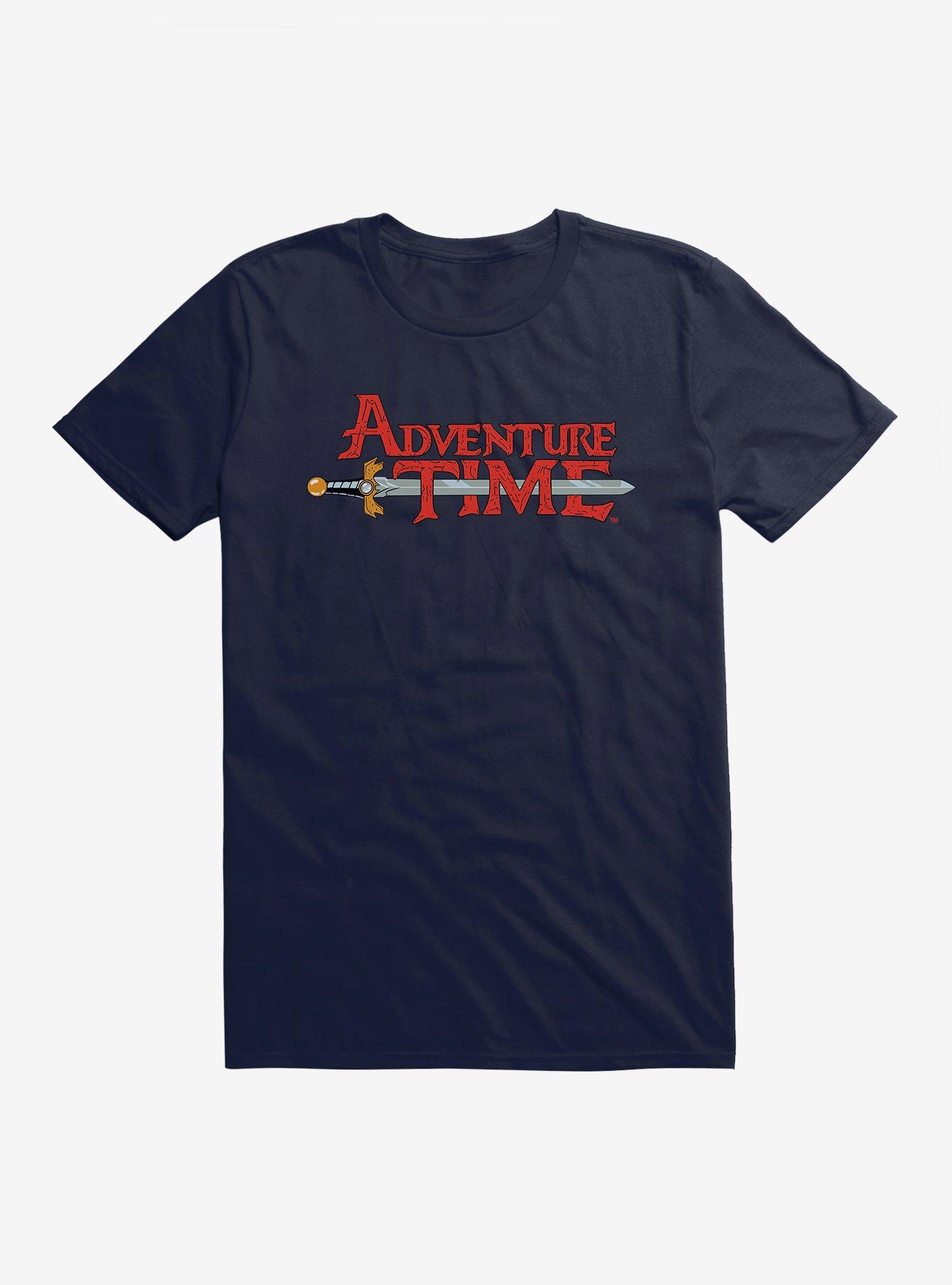 Adventure Time Logo Sword T-Shirt | Trending Graphic Tee For Fans