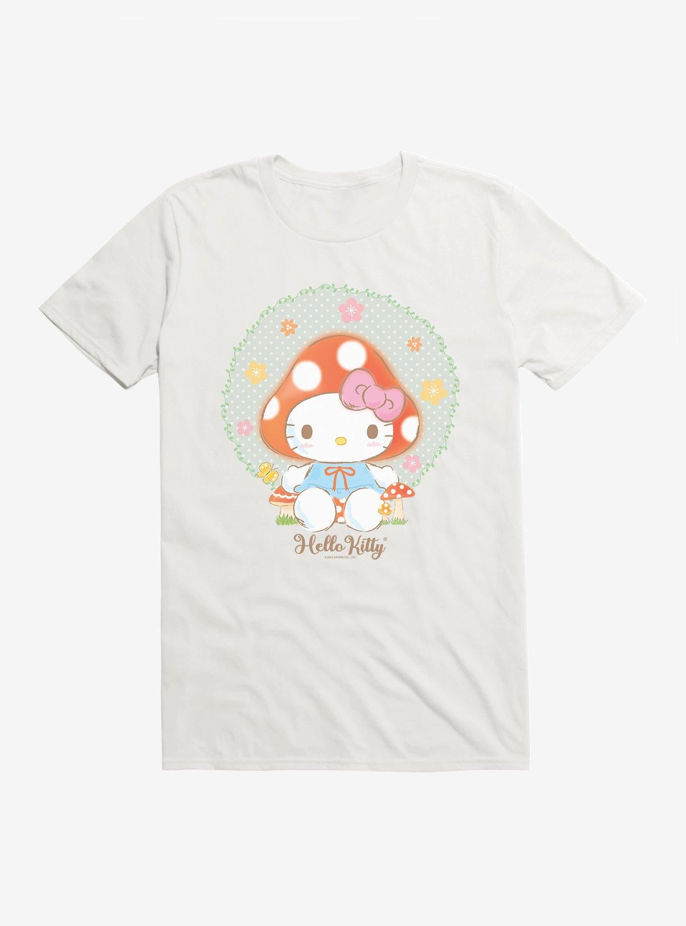 Hello Kitty Mushroom T-Shirt | Trending Graphic Tee For Fans