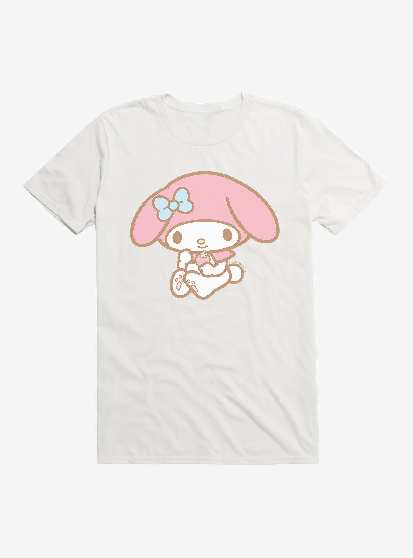 My Melody Holding Strawberry T-Shirt | Trending Graphic Tee For Fans