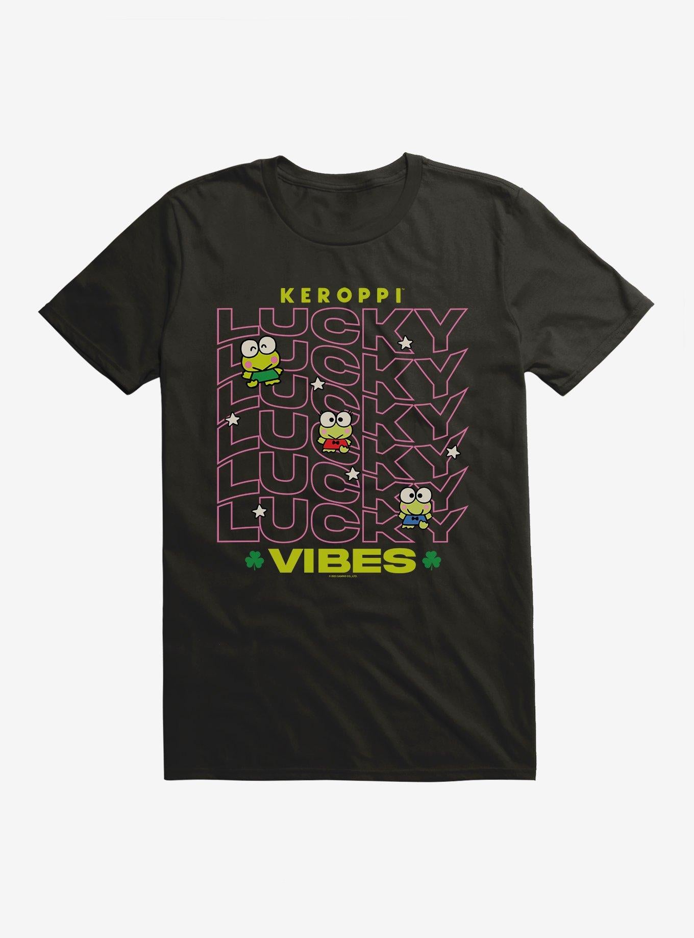 Keroppi Lucky Vibes T-Shirt | Trending Graphic Tee For Fans