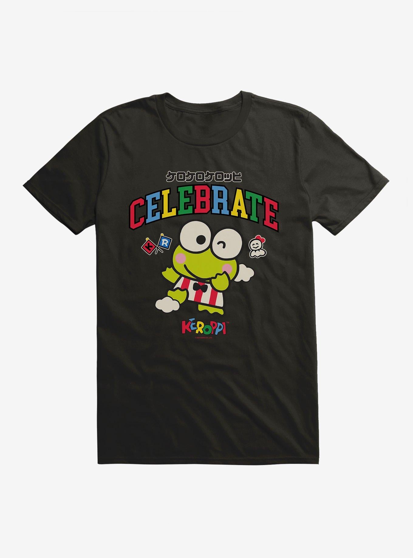 Keroppi Celebrate T-Shirt | Trending Graphic Tee For Fans
